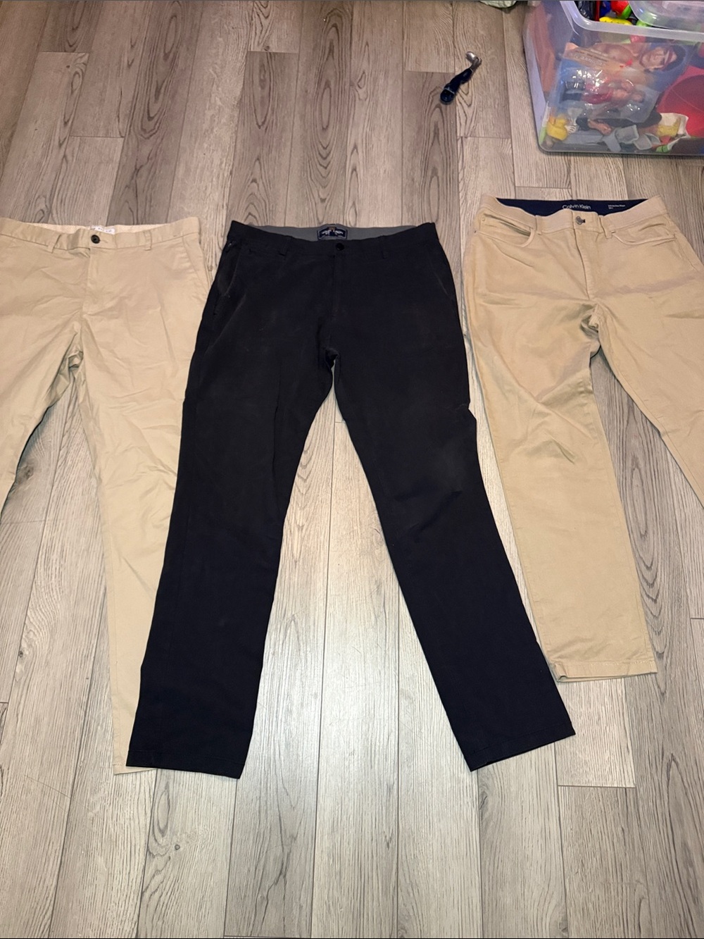 Calvin Klein Denim Co Nickel & Iron Men’s 34x32 Chino Pants LOT OF 3 Slim Fit - Picture 9 of 12
